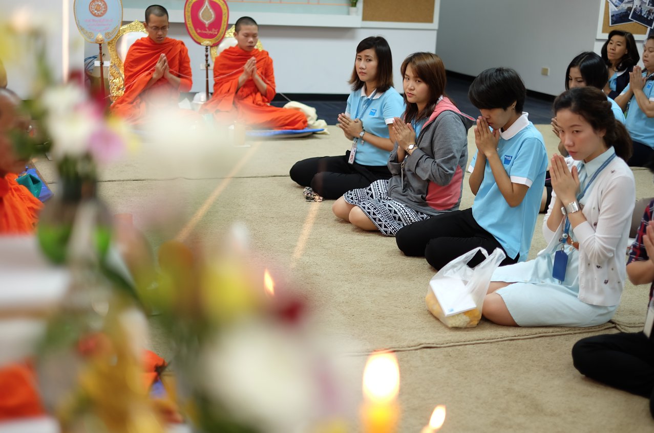 พิธีทำบุญบริษัท บูพา ประกันสุขภาพ